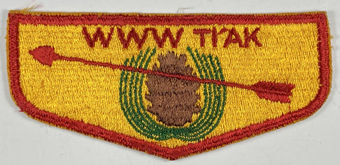 OA Ti'ak Lodge 404 S1 First Flap Rated # 4 Issued 1950s MS
