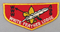 OA White Feather Lodge 499 F1 First Flap Rated # 6 Issued 1956 KY