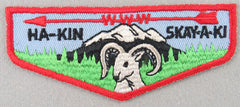 OA Ha-Kin-Skay-A-Ki Lodge 387 F1 First Flap Rated # 4 Issued 1950s CO