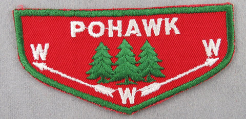 OA Pohawk Lodge 445 F1ab First Flap Rated # 4 Issued 1950s NE
