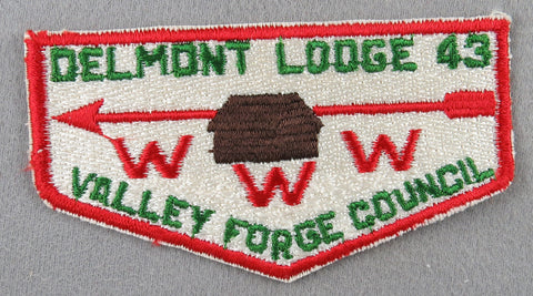 OA Delmont Lodge 43 S8a Flap  PA