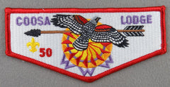 OA Coosa Lodge 50 S1 First Flap Rated # NR Issued 2000 AL