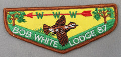 OA Bob White Lodge 87 F1 First Flap Rated # 4 Issued 1961 GA