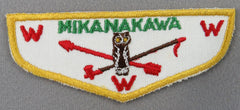 OA Mikanakawa Lodge 101 F2c First Flap Rated # 4 Issued 1953 TX