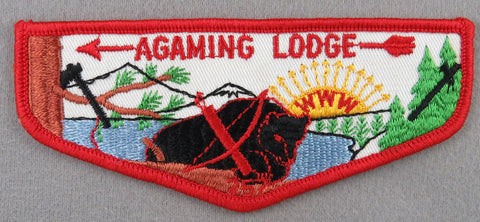 OA Agaming Lodge 257 F1 First Flap Rated # 4 Issued 1959 MN