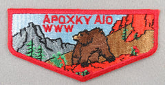 OA Apoxky Aio Lodge 300 S1 First Flap Rated # 3 Issued 1974 MT