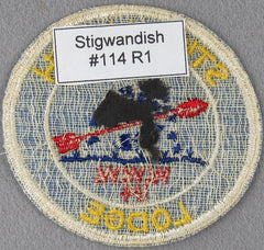 Stigwandish Lodge 114 R1 Issue Ohio