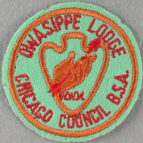 Owasippe Lodge 7 R2 WAB Issue Illinois felt