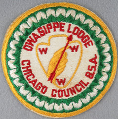 Owasippe Lodge 7 R3 WAB Issue Illinois twill
