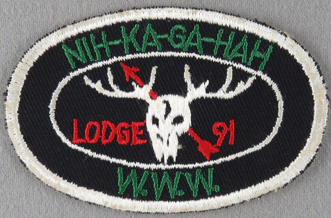 Nik-Ka-Ga-Hah Lodge 91 X1a WAB Issue Missouri