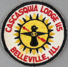 Cascasquia Lodge 115 R2b Issue Illinois