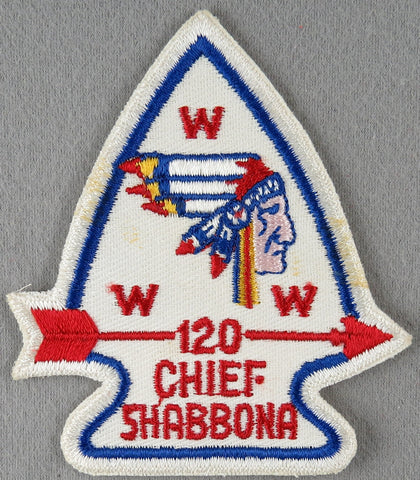 Chief Shabbona Lodge 120 A1 Issue Illinois