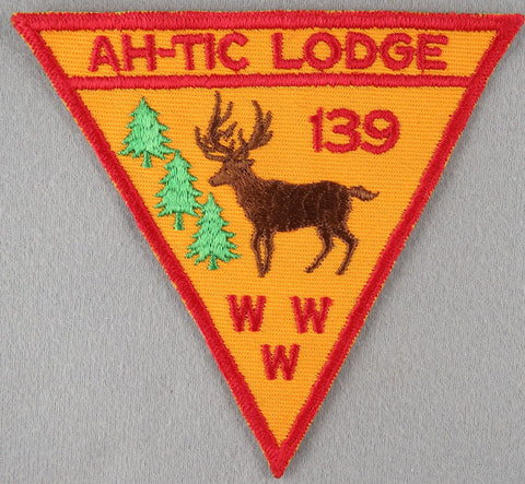 Ah-tic Lodge 139 X2 Issue Pennsylvania triangle