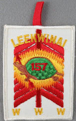 Leekwinai Lodge 157 X1b Issue Illinois rectangle