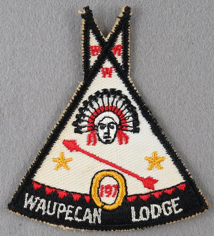 Waupecan Lodge 197 X2b Issue Illinois teepee