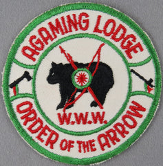 Agaming Lodge 257 R1 WAB Issue Minnesota