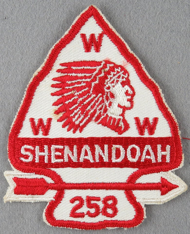 Shenandoah Lodge 258 A3 Issue Virginia 1951