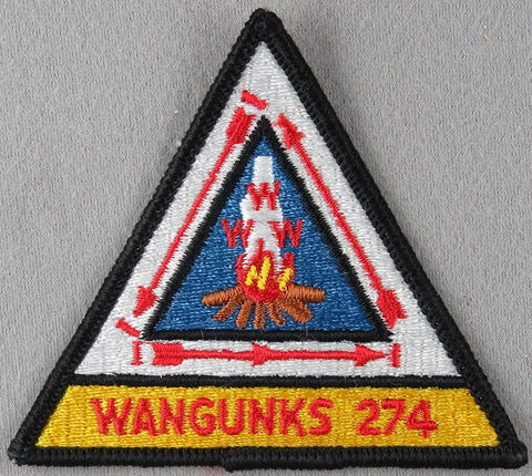 Wangunks Lodge 274 X1 Issue Connecticut triangle
