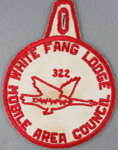 White Fang Lodge 322 R1 Issue Alabama with tab