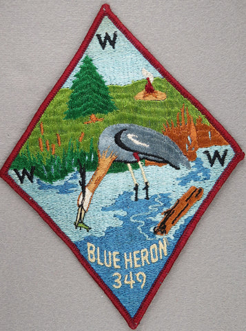 Blue Heron Lodge 349 X3a Issue Virginia diamond