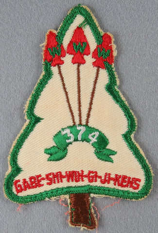 Gabe-Shi-Win-Gi-Ji-Kens Lodge 374 A3b Issue Michigan