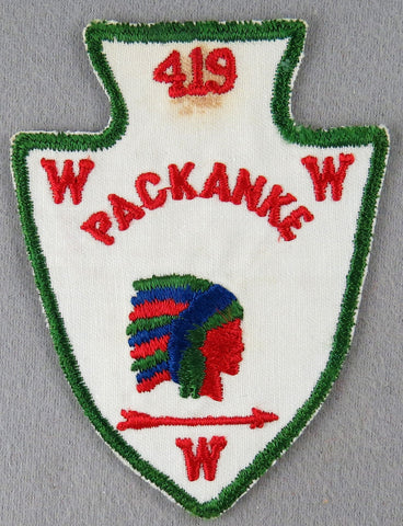 Packanke Lodge 419 A2b Issue Pennsylvania