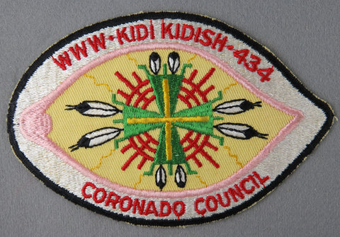 Kidi Kidish Lodge 434 X2a Issue Kansas large oval